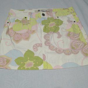 GAP JEANS  WOMEN'S FLORAL SKIRT SIZE 4